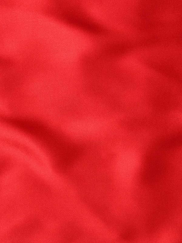 Silk Red and Navy Pochette