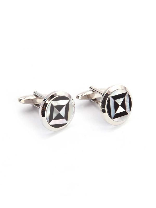 Black & White Mother of Pearl Cufflinks