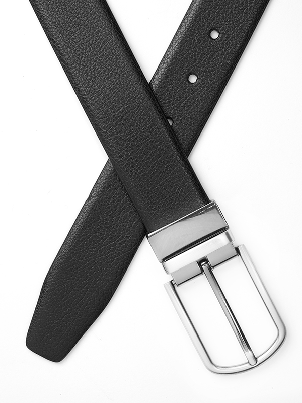 ZB 262 Black/Brown Reversible Leather Belt