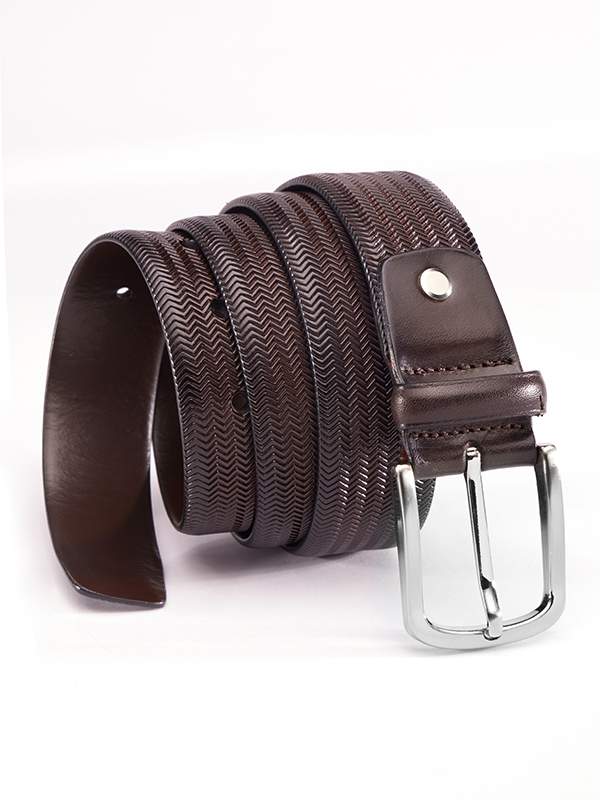 ZB 267 Brown Two Tone Leather Belt