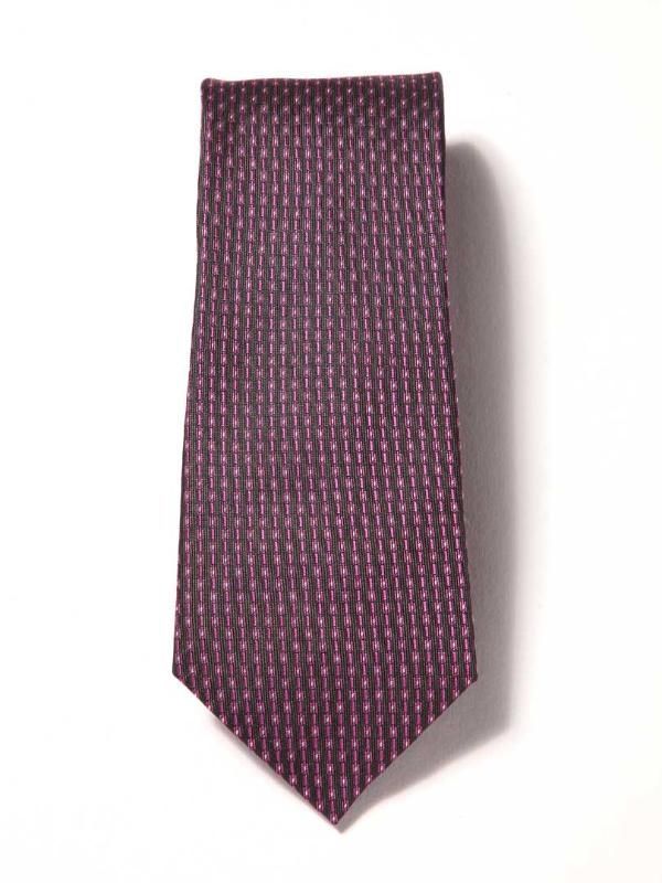 Buy Dark Purple Solid Silk Tie for men