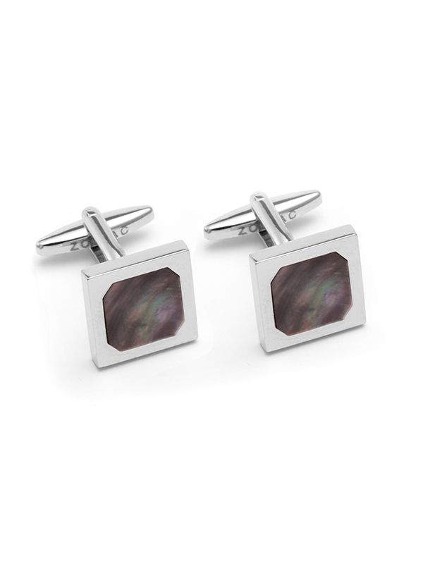 Silver Mother-Of-Pearl Cufflinks