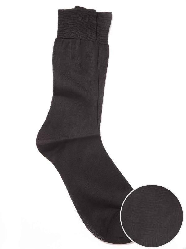 Plain Black  Cotton Socks
