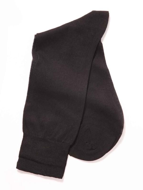Plain Black  Cotton Socks