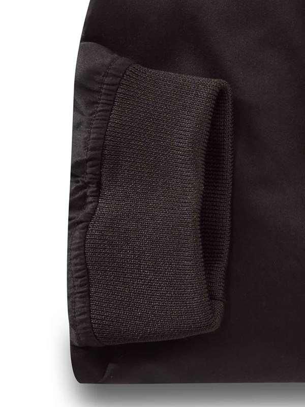 Stefano Black Solid Full sleeve single cuff Slim Fit  Blended Shirt