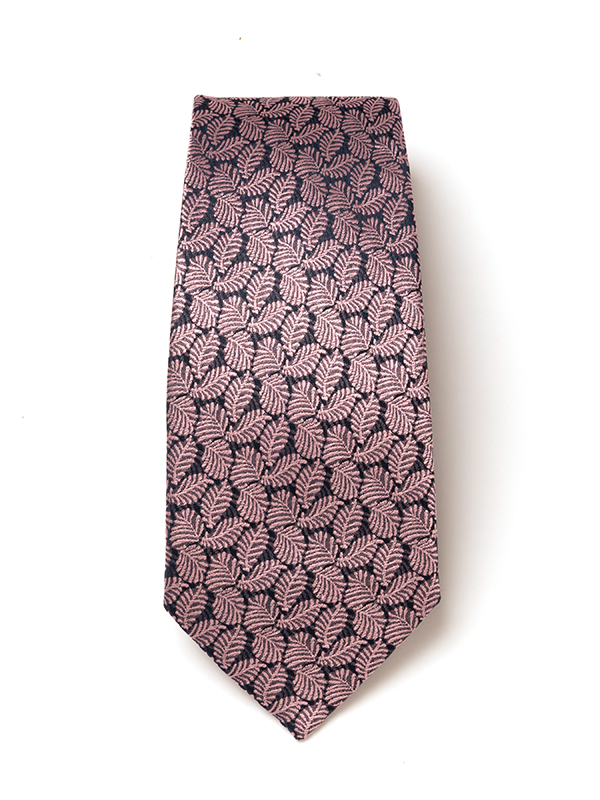 Torino All Over Medium Pink Silk Tie