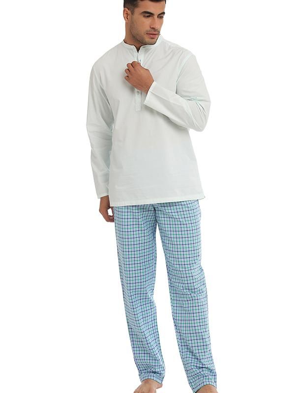 z3 Super Soft Jimmies Green Check Pyjamas