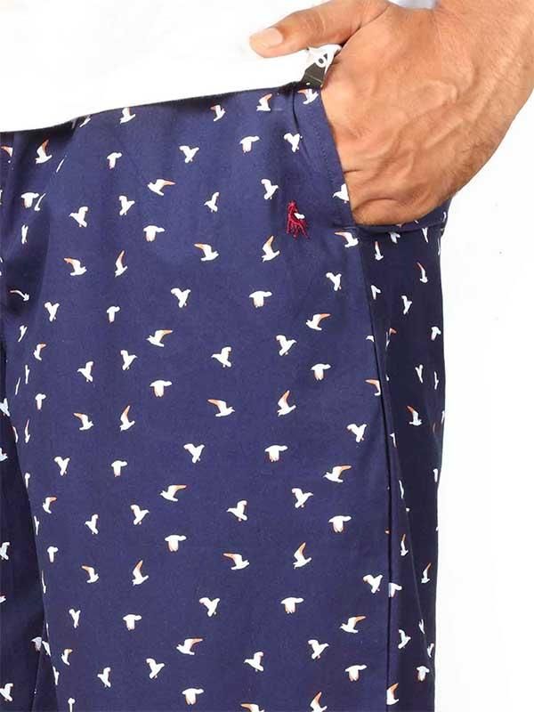 z3 Super Soft Jimmies Navy Printed Pyjamas