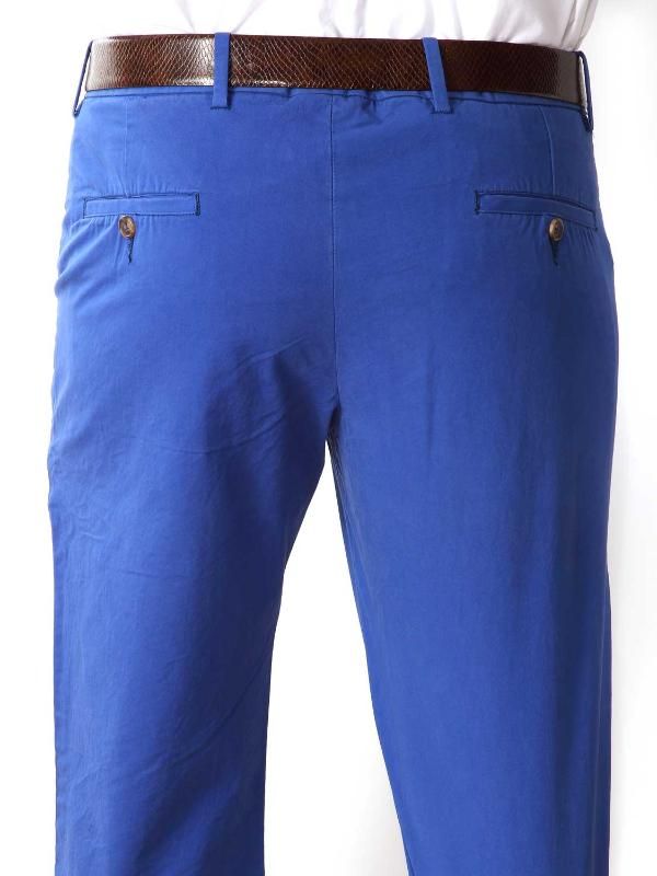 Z3 Chino NL New Blue Tailored Fit Cotton Trousers
