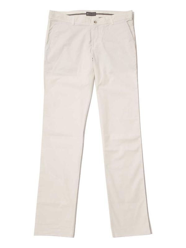 Z3 Chino NL White Tailored Fit Cotton Trousers