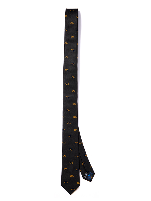ZT – 247 Fancy Black Polyester Tie