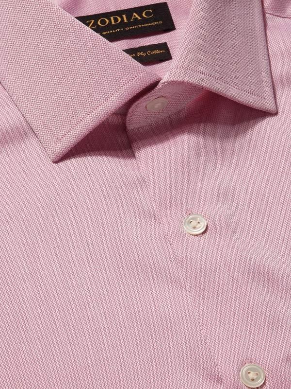 Antonello Rose Solid Full sleeve double cuff Tailored Fit Classic Formal Cotton Shirt