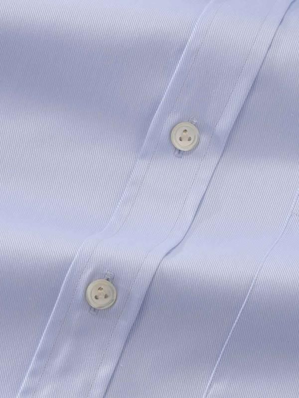 Buy Antonello Sky Cotton Single Cuff Classic Fit Formal Solid Shirt ...