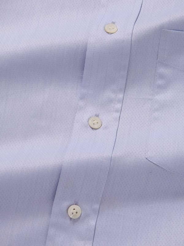 Bertolucci Sky Solid Full sleeve single cuff Classic Fit Classic Formal Cotton Shirt