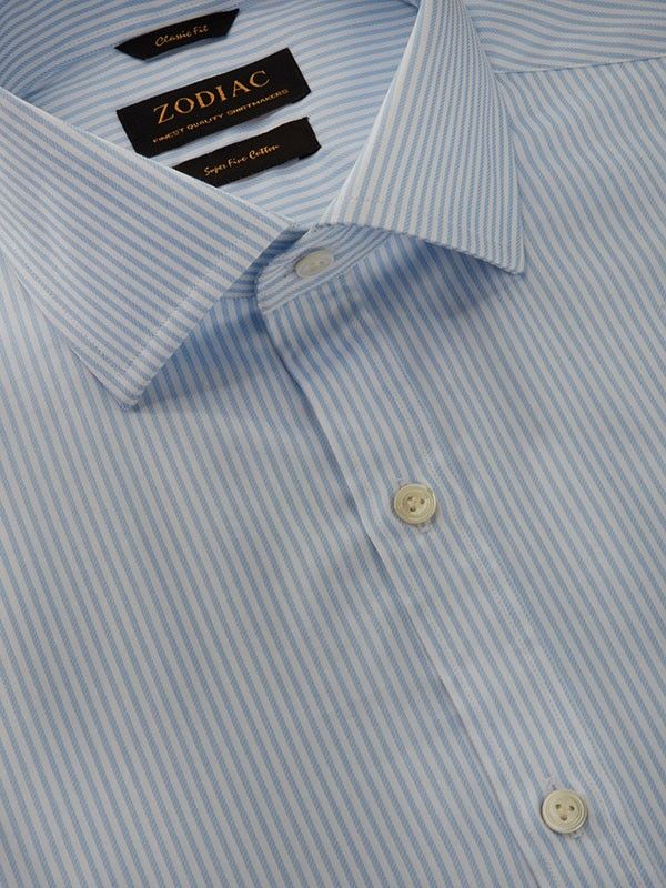 Buy Marchetti Sky Striped Classic Fit Formal Cotton Shirt