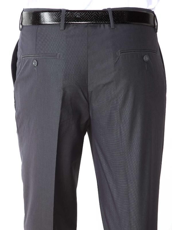 Sierra Fil-A-Fil  Black Classic Fit Cotton Trousers