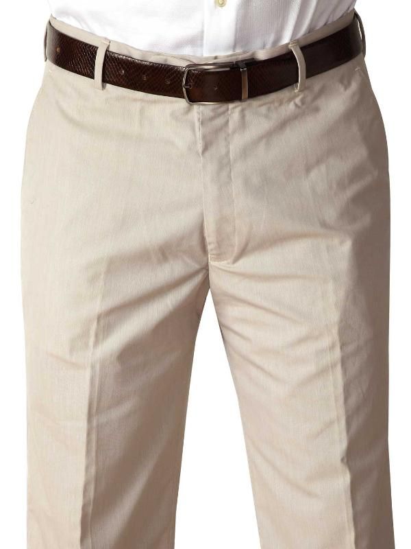 Sierra Fil-A-Fil Stone Classic Fit Cotton Trousers