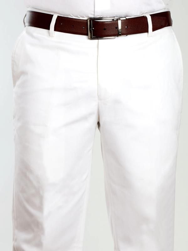 Buy Andamen White Trousers  Slim Fit for Men Online  Tata CLiQ Luxury