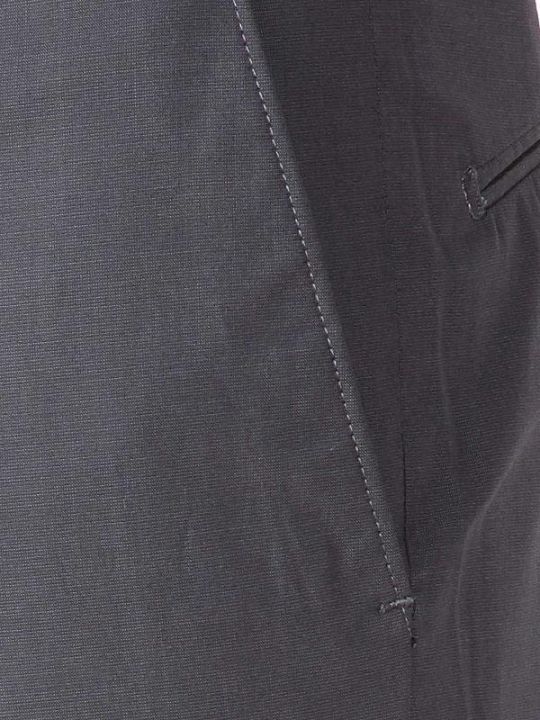 Pollone Dark Grey Slim Fit Trouser