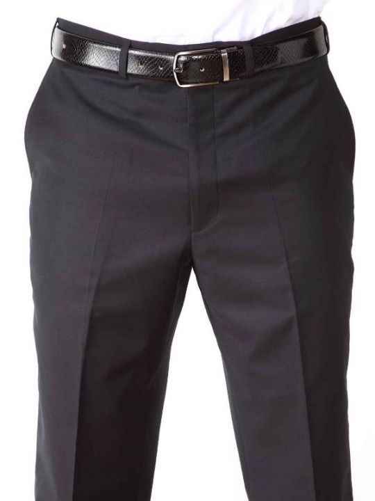 Buy Navy Slim Fit Trouser | Zodiac