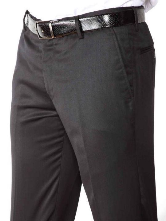 Inspire Z Black Slim Fit Formal Trouser