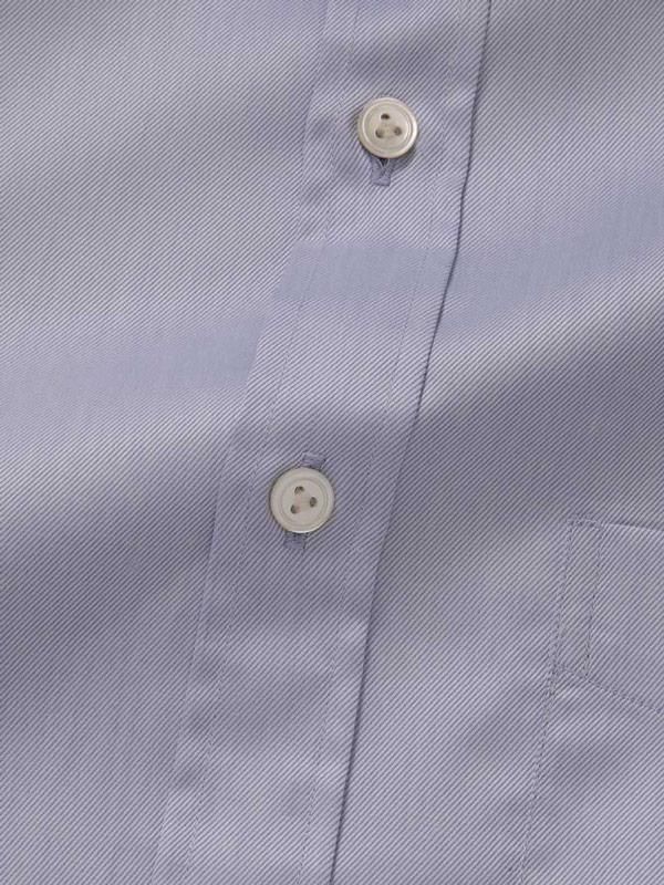 Antonello Sky Solid double cuff Classic Fit Classic Formal Cotton Shirt
