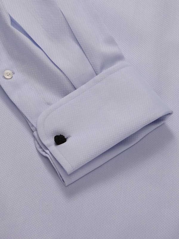 Cione Sky Solid Full sleeve double cuff Classic Fit Classic Formal Cotton Shirt