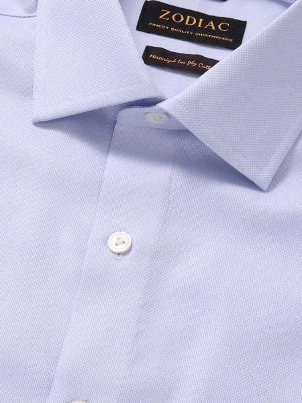 Buy Structure Sky Cotton Tailored Fit Formal Solid Shirt | Zodiac