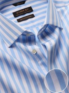 barboni stripe sky cotton shirts