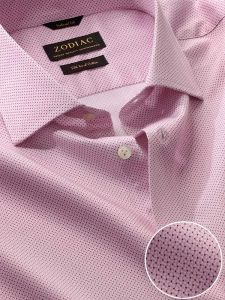 bassano print pink cotton shirts