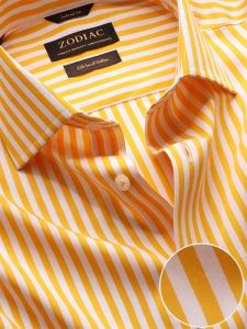vivace stripe yellow ctn shirts