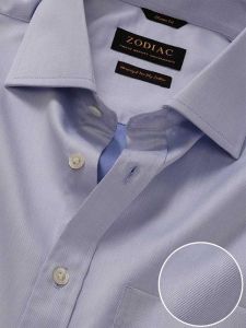 Antonello Solid Sky Classic Fit Formal Cotton Shirt