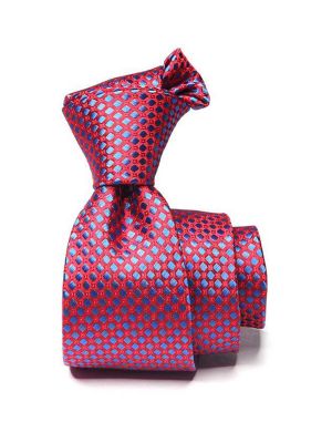 Kingscrest Minimal Dark Red Polyester Tie