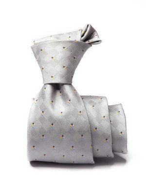 Kingscrest Minimal Light Grey Polyester Tie