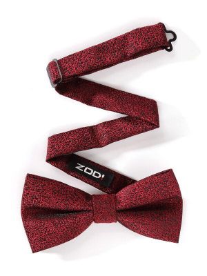 ZBT-20 Solid Maroon Polyester Tie