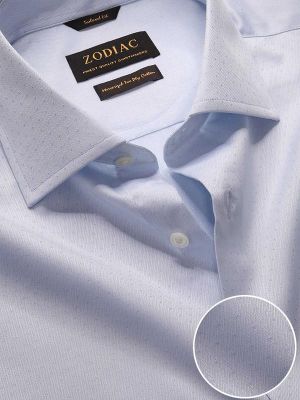 Antonello Sky Solid single cuff Tailored Fit Classic Formal Cotton Shirt