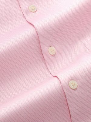 Tramonti Pink Solid Full sleeve single cuff Tailored Fit Classic Formal Cotton Shirt
