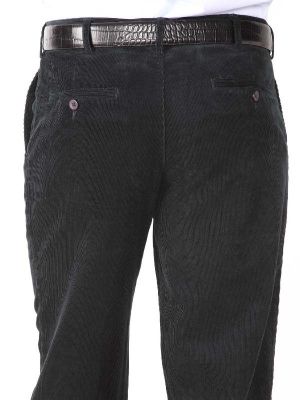 Golfers Corduroy Navy Classic Fit Cotton Trousers