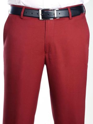 Mantova Red Tailored Fit Chinos