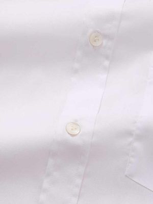 Splendido White Solid Full sleeve single cuff Classic Fit Classic Formal Cotton Shirt