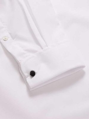 Buy Splendido White Cotton Classic Fit Formal Solid Shirt | Zodiac