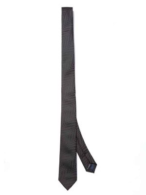 ZT-222 Structure Solid Dark Grey Polyester Tie