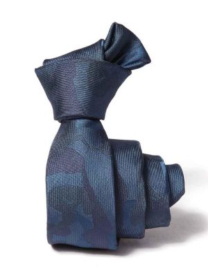 ZT-201 Solid Navy Polyester Tie