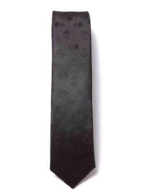 ZT-229 Solid Black Polyester Tie