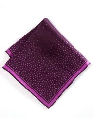 silk dark purple pochette