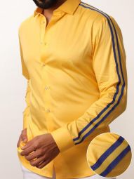 Giorgio solid yellow shirts