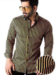 Rafa stripe ocher shirts