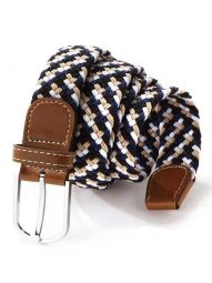z3 indian metal braided non leather navy  belts 