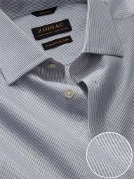 vercelli stripe grey cotton shirts