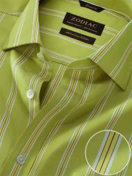 vivace stripe lime ctn shirts